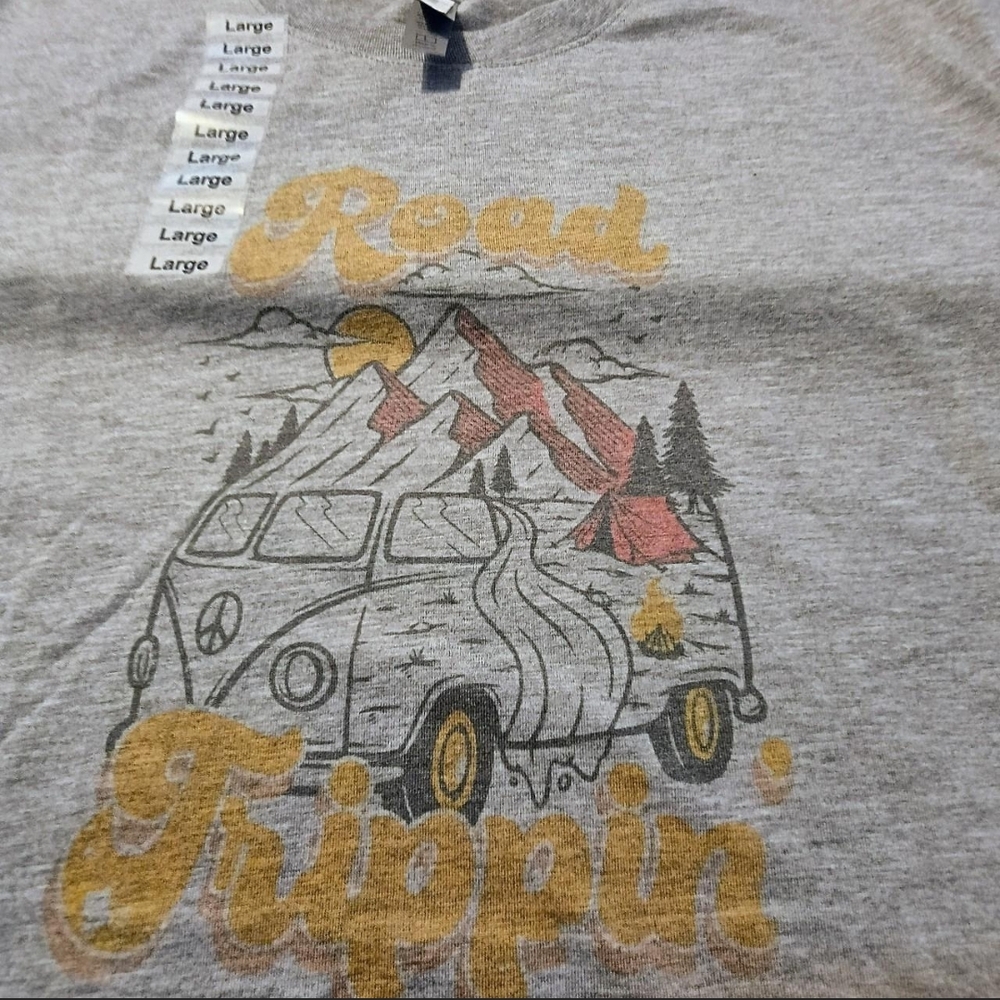 Delta Gray 'Road Trippin'' Graphic Tee